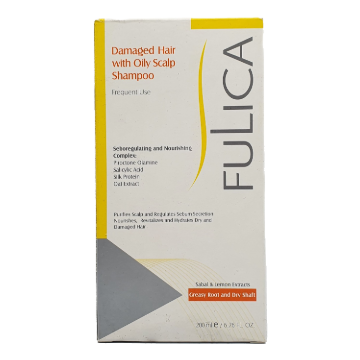 شامپو مخصوص پوست سر چرب و موی خشک و آسیب دیده فولیکا fulica